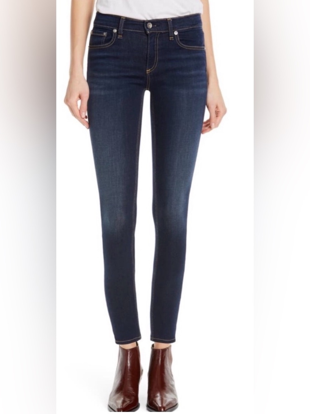 Rag & Bone Skinny Jeans in Wonderland Wash